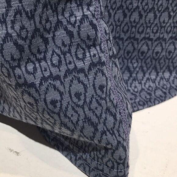 L.L. Bean V-Neck Short Sleeve Top - Medium, Bluish Purple - Picture 4 of 7